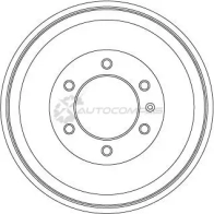 Тормозной барабан TRW db4451 S3HE 0B 3322938297732 1523221 - Изображение 2