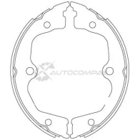 Колодки ручника TRW gs8821 1530860 3322938294571 BX5Y FZ - Изображение 2