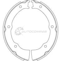 Колодки ручника TRW gs8809 G 2B1M 1530852 3322938297510 - Изображение 2