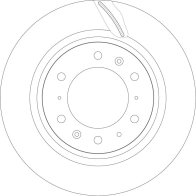 Тормозной диск TRW 3322938579326 1441334733 A H6NSGH DF8749S