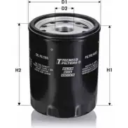 Масляный фильтр TECNECO FILTERS OL4541 AEFII 1M QS8KM 1232766051
