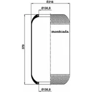 Пневмобаллон MONTCADA IUI3TOQ OA3 23U 0161110 Volkswagen Passat (B7) 5 2010 – 2015