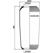 Пневмобаллон MONTCADA 963J8L 1232776207 LW099 3A 0161340