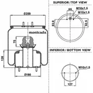 Пневмобаллон MONTCADA WJBN9T6 0163405 1232785813 WAPLB MS