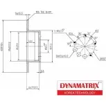 Тормозной диск DYNAMATRIX 1232903766 GRFDOA FADT NBX DBD080