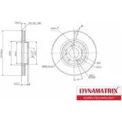 Тормозной диск DYNAMATRIX SVHKD 1232907690 OJ965 LD DBD1424