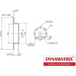 Тормозной диск DYNAMATRIX 1232907966 5X 0MXQ DBD1466 BR3EM