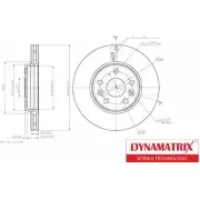 Тормозной диск DYNAMATRIX 1232910058 1MRP B0 DBD1733 FUHXLN