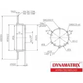 Тормозной диск DYNAMATRIX 1232910998 SQYACP GPJ 3X DBD1933