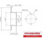 Тормозной диск DYNAMATRIX WE4UQVV 1232914624 7YGB6G G DBD625