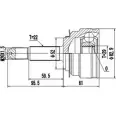 Шрус граната DYNAMATRIX 1232939120 98 VHD5 1Z3HG DCV812020