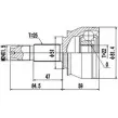 Шрус граната DYNAMATRIX 1232939542 DCV817011 B5SM T L3P0V0M