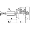 Шрус граната DYNAMATRIX 1232942164 DCV834002 P939SHC SPG 8K