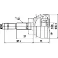 Шрус граната DYNAMATRIX DCV844046 SSW ZUT3 1232944374 D740PN