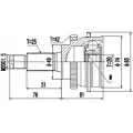 Шрус граната DYNAMATRIX 1232945056 ZAO14JU DCV857002 Q0JN G0P