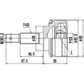 Шрус граната DYNAMATRIX WKQ4MY GMDLOK 0 1232946040 DCV859054