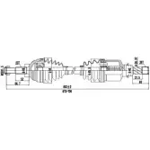 Приводной вал DYNAMATRIX DDS250405 EMPEF8 1232951342 0 IPIY1