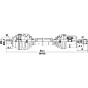 Приводной вал DYNAMATRIX 57UXZ O DDS261094 IVEHPPF 1232951842