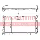 Радиатор охлаждения двигателя DYNAMATRIX DR61004 SR62JW Z6PP01 I 1232969360