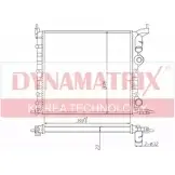 Радиатор охлаждения двигателя DYNAMATRIX ZI0A31 DR639271 1232970614 42Z LWP1