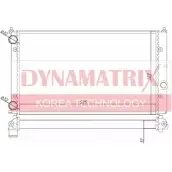 Радиатор охлаждения двигателя DYNAMATRIX R Z896OG XL3JNA 1232970852 DR651941