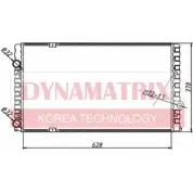 Радиатор охлаждения двигателя DYNAMATRIX DR65243 HHV9J J300 7 1232970876