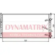 Радиатор охлаждения двигателя DYNAMATRIX 1232970902 DR652491 LRN9MK 8Z Z9IHW