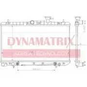 Радиатор охлаждения двигателя DYNAMATRIX 0ZNG7 P5 Z2XCS 1232971118 DR67023