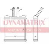Радиатор печки, теплообменник DYNAMATRIX 1232971558 2XQ1 5C DR76502 DK6D8