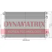 Радиатор кондиционера DYNAMATRIX DR94626 DGKSP H6 OF8 1232971820
