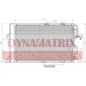 Радиатор кондиционера DYNAMATRIX 05WOOV3 ADEB A DR94650 1232971836