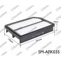 Воздушный фильтр SPEEDMATE RBTCWV 1233466298 Y80W ZLH SM-AFK035
