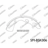 Тормозные колодки, комплект SPEEDMATE GAAP2 I 4YWNOLJ 1233468730 SM-BSK006