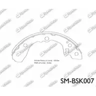 Тормозные колодки, комплект SPEEDMATE J 04V9F6 SPFQHM SM-BSK007 1233468732