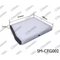 Салонный фильтр SPEEDMATE 1233468990 MGRNFY SM-CFG002 BI PNCV