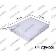 Салонный фильтр SPEEDMATE SM-CFH001 Hyundai Accent (X3) 1 Седан 1.3 60 л.с. 1994 – 2000 B 2BZ81 F602GUI