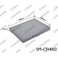 Салонный фильтр SPEEDMATE SM-CFH002 IZFIP 1233469122 WQDG NC
