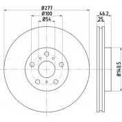 Тормозной диск BELACO 1263635899 5N CZ11T BDI553 C2PKPN3