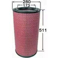 Воздушный фильтр JS ASAKASHI 1263648095 A280J 4580270602204 SLPY1 HI