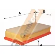 Воздушный фильтр OMNICRAFT 2133610 HAMJ9601L WAA 1263700345 HAMZ9601KJ