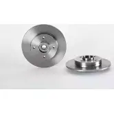 Тормозной диск OMNICRAFT R 6P2BO Citroen C4 1 (LA, LC, PF2) 2004 – 2009 345UEB 2134658