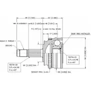 Шрус граната VEMA Z6CE37 1263753657 18258 YPV N2G