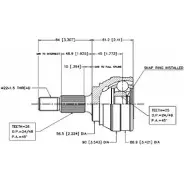 Шрус граната VEMA 18295 QU8RJN 1263754457 2SB S5