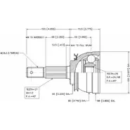 Шрус граната VEMA 18452 1263755929 UH AZXL 0HJL0X1