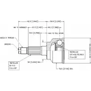 Шрус граната VEMA 8E1HMM CW I1CSD 1263755991 18457