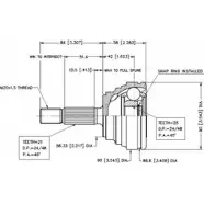 Шрус граната VEMA 18567 3 Z88C 1263756775 6PDJ4VL