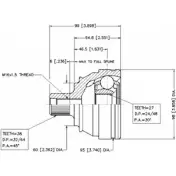 Шрус граната VEMA 1263757105 30RUPZ4 FW68 H 18632