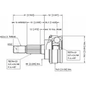 Шрус граната VEMA 5S1D6F 1263757493 PKA5H 48 18705