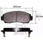 Тормозные колодки, дисковые, комплект KAISHIN I92B6 FK5153 B SVQE 1264070371