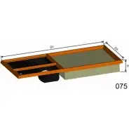 Воздушный фильтр MISFAT G5OYG9 P537 1264331418 FUP ROBR